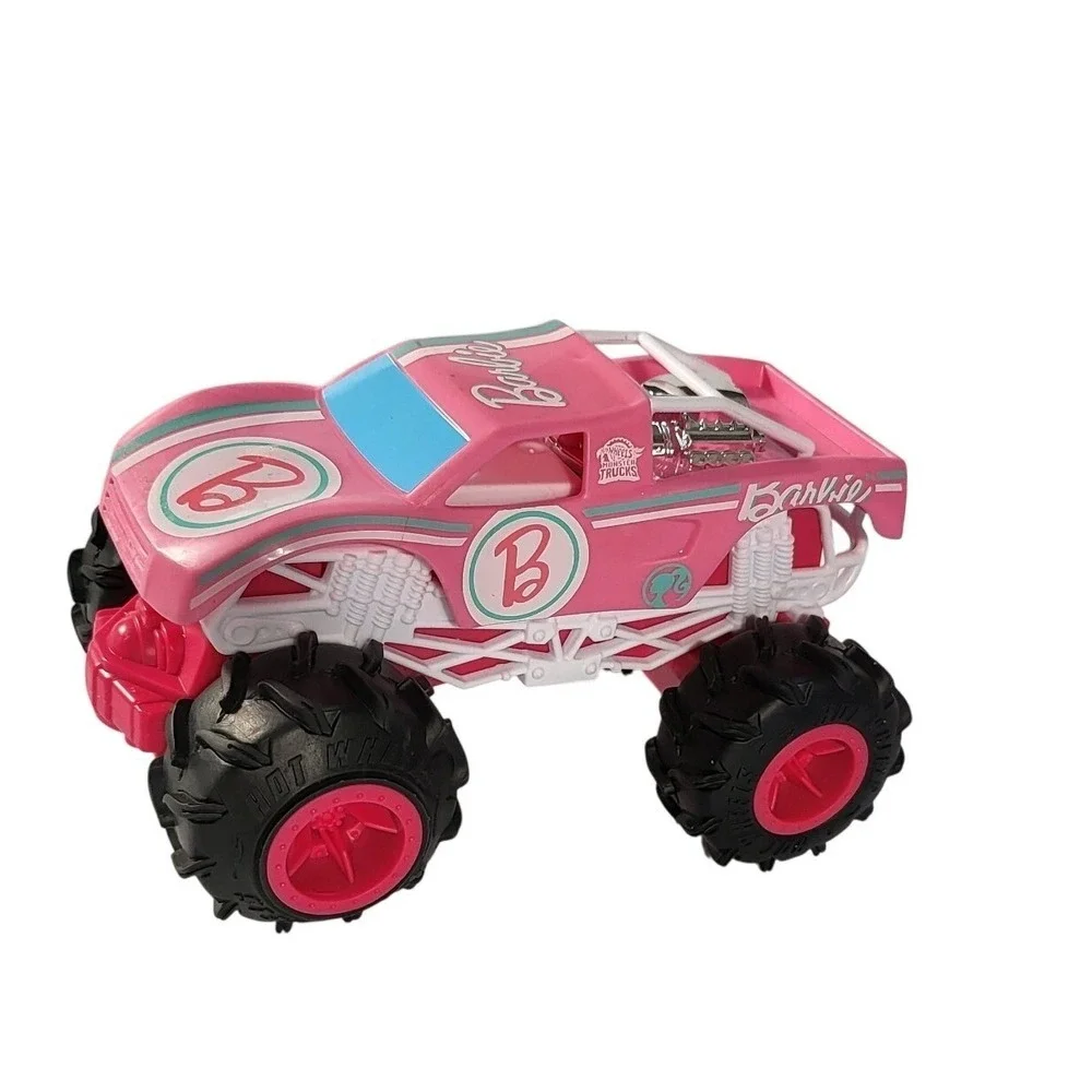 Barbie Monster Truck Toy Car Pink Racing Vehicle Collectible